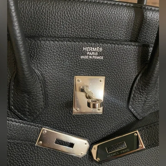 NEW HERMÈS BIRKIN 35 TOGO LEATHER - Picture 5 of 16